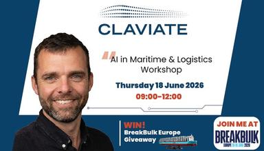 Claviate presenting BreakbulkAI at Breakbulk Europe